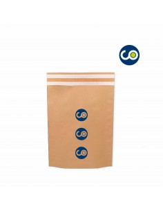 Auf doppeltem Kraftpapier manipulationssicheres Klebeband...