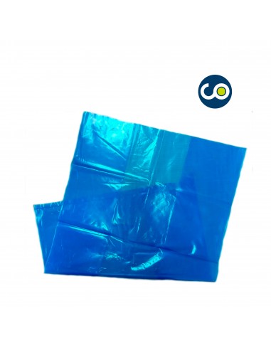 Blauer Plastiksack