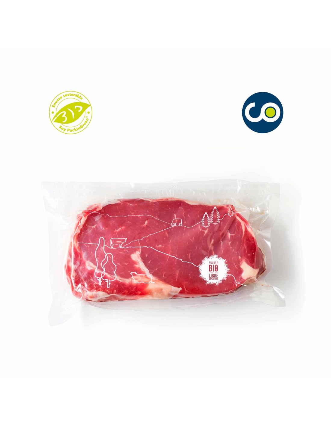 Bolsa de vacío biodegradable BIOVAC para carne ecológica