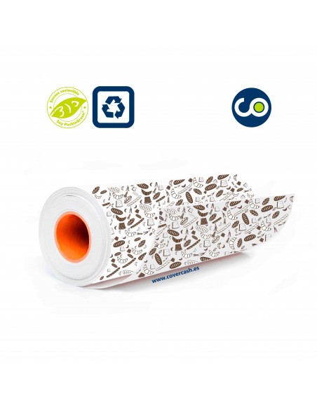 Bobina de papel mostrador genérico