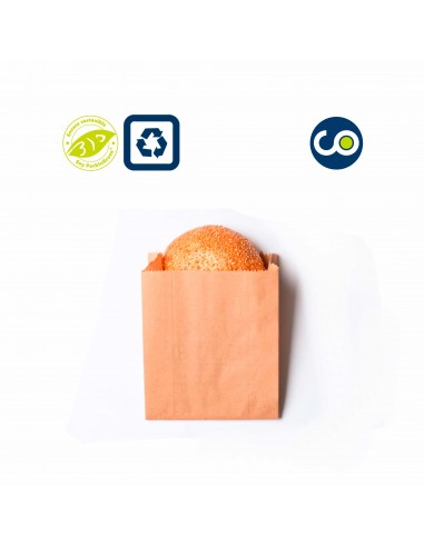 Kraftpapiertüte ohne anonymes Fenster