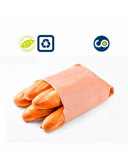 Bolsa de papel kraft sin ventana anónima