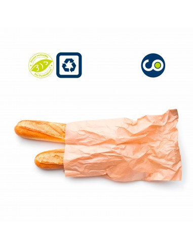 Bolsa de papel kraft sin ventana anónima