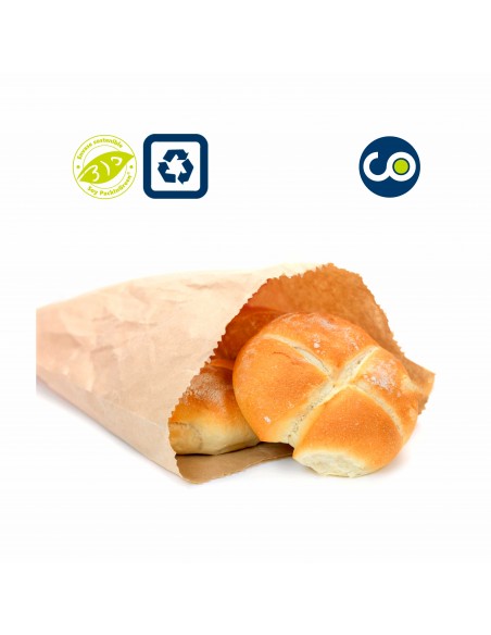 Paper bag without anonymous window