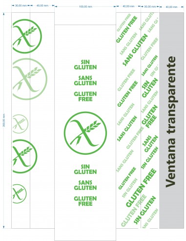 Window bag "Gluten Free"