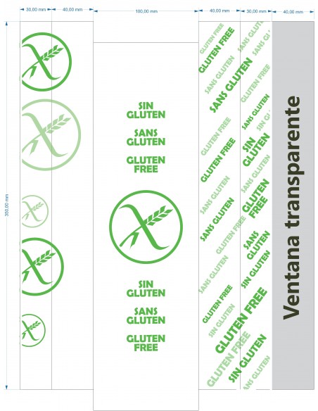 Window bag "Gluten Free"