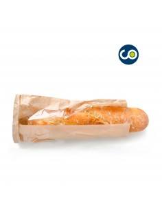Kraft bag with anonymous window