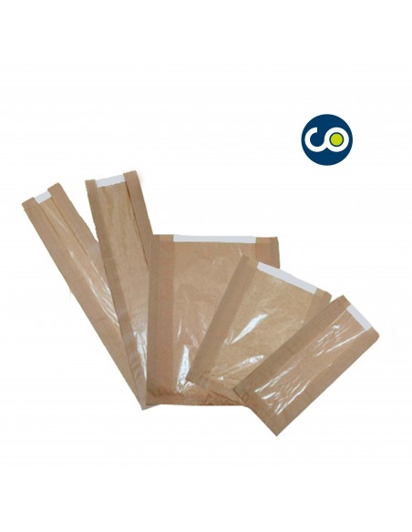 Kraft bag with anonymous window