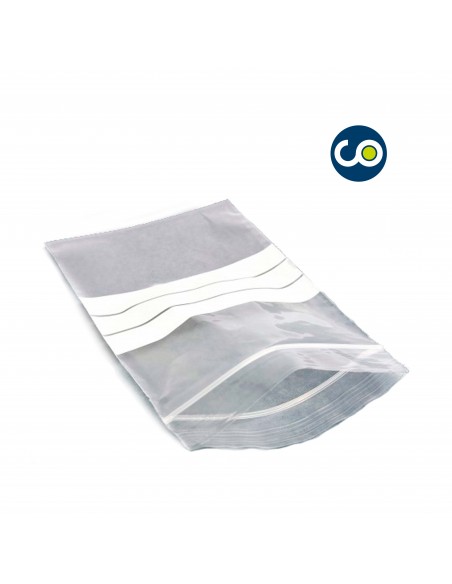 Self-closing plastic bag