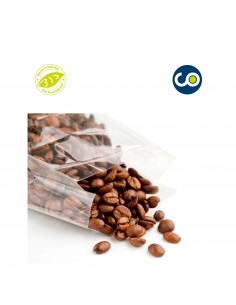 Transparent compostable bag
