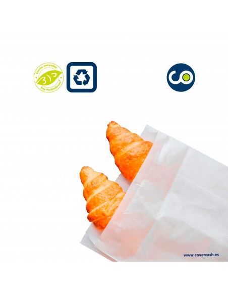 Sac en papier anonyme étanche à la graisse