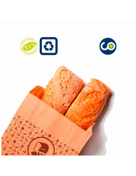 Sac en papier pour boulangerie Sac en papier pour boulangerie