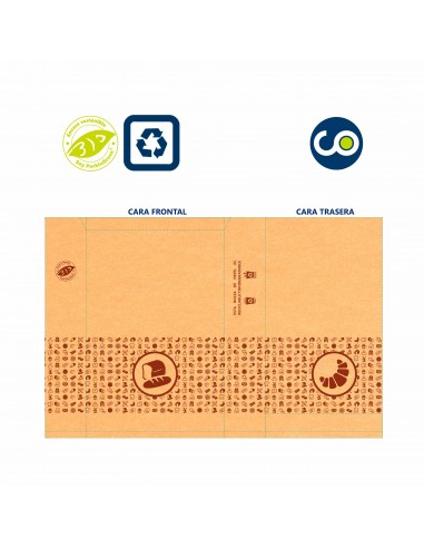 Sac en papier générique pour boulangerie
