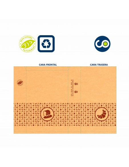 Generic paper bag for bakery