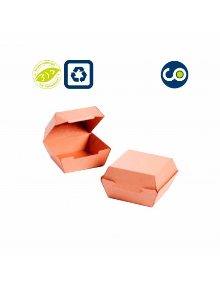 Hamburger cardboard box