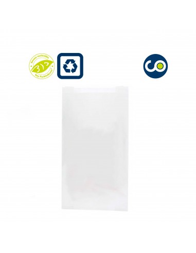 Sac en papier blanc sans fenêtre