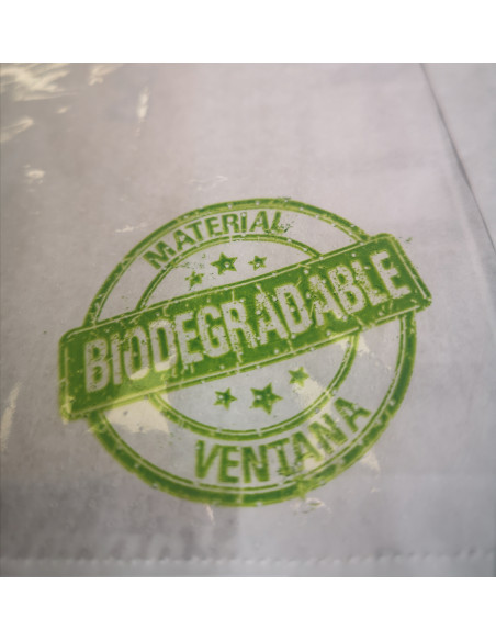 White bag with generic BIO window