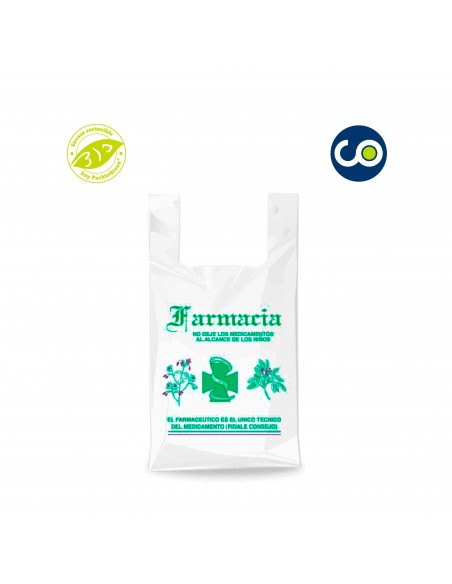 Sac compostable pour pharmacie