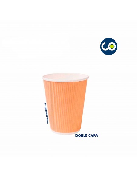 Vaso de cartón doble capa