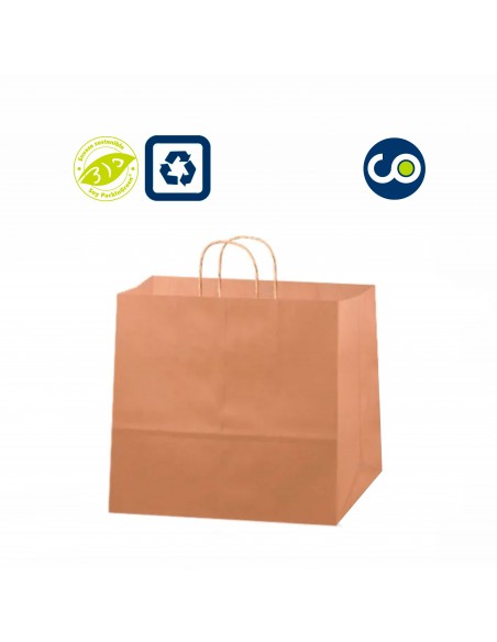 Paper bag for delivery or take away